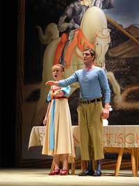 Ulf Bunde als Graf von Liebenau in "Der Waffenschmied", Landestheater Detmold, 2007